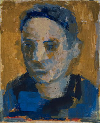 portrait, 2017, oel auf leinwand, 30x25