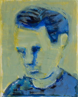 portrait, 2022, oil on canvas, 27x20