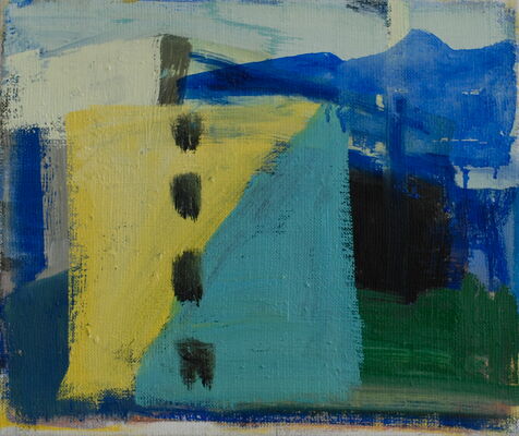 quartier, 2014, oel auf leinwand, 27x32