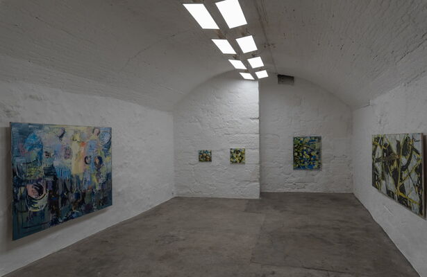 Ausstellungsimpressionen des Schweizer Kunstmalers Willi Müller