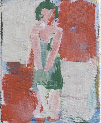 meitschi, 2009, oel auf leinwand, 25x20