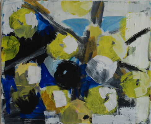 apfelbild, 2012, oil on canvas, 40x45