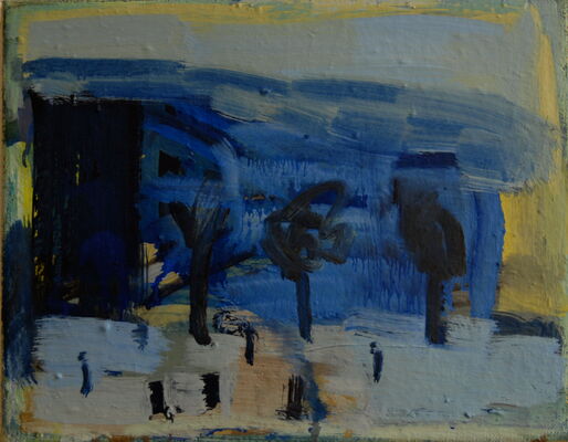 quartier, 2005, oel auf leinwand, 25x32