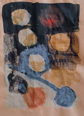 ohne titel, 2012, gouache auf papier, 40x30