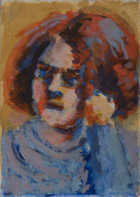 portrait, 2017, oil on canvas, 32x23