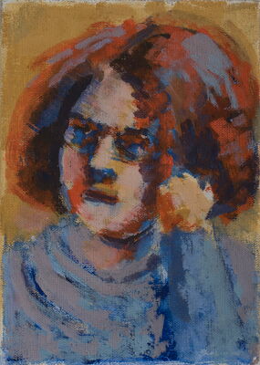portrait, 2017, oel auf leinwand, 32x23