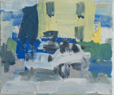quartier, 2013, oel auf leinwand, 27x32