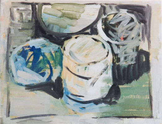 eifache dinge, 2000, oil on canvas, 41x53