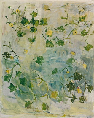 gurkenfeld, 2002, oil on canvas, 119x95