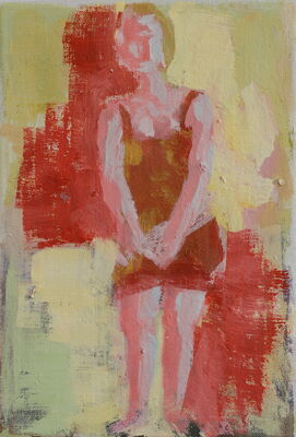 meitschi, 2013, oel auf leinwand, 29x20