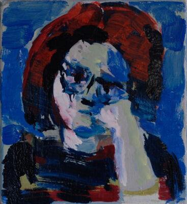 portrait, 2017, oil on canvas, 31x27