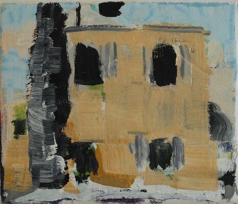 quartier, 2012, oel auf leinwand, 27x32