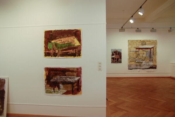 Ausstellungsimpressionen des Schweizer Kunstmalers Willi Müller