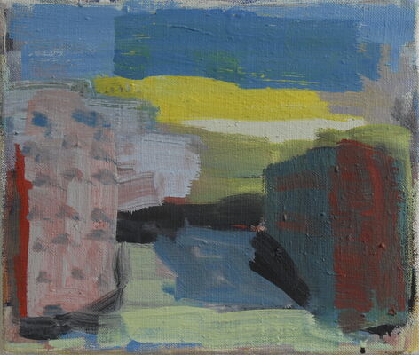 quartier, 2010, oel auf leinwand, 27x32