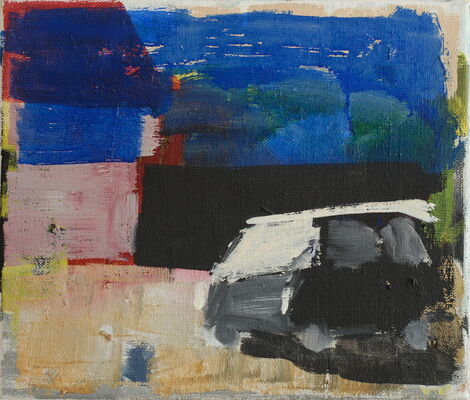 quartier, 2012, oel auf leinwand, 27x32