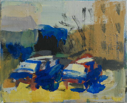 quartier, 2013, oel auf leinwand, 30x35
