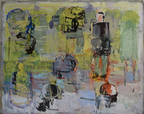 grosse einfache dinge, 2022, oel auf leinwand, 160x200