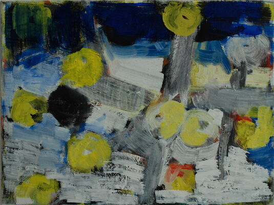 apfelbild, 2012, oel auf leinwand, 50x65