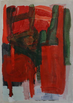 hotel, 2012, gouache auf papier, 70x50