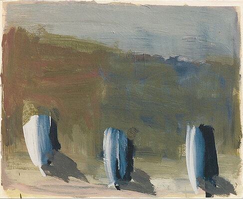 nebellicht, 1999, oel auf leinwand, 52x63