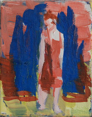 meitschi, 2013, oel auf leinwand, 25x20