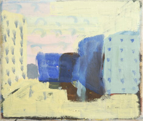 quartier, 2011, oel auf leinwand, 27x32