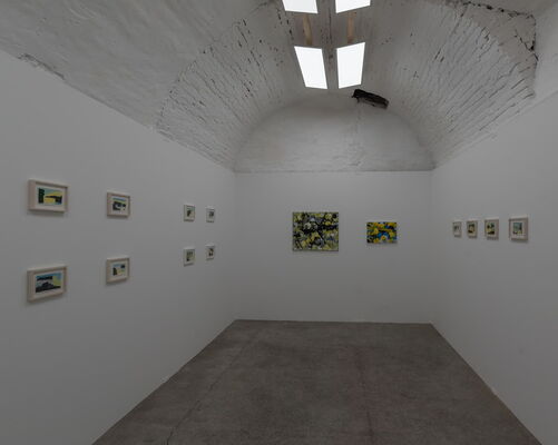 Ausstellungsimpressionen des Schweizer Kunstmalers Willi Müller