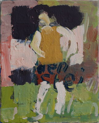 meitschi, 2013, oel auf leinwand, 25x20