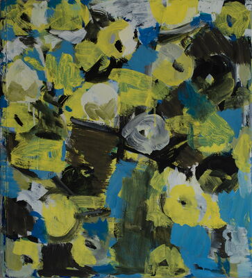 apfelbild, 2018, oel auf leinwand, 60x55